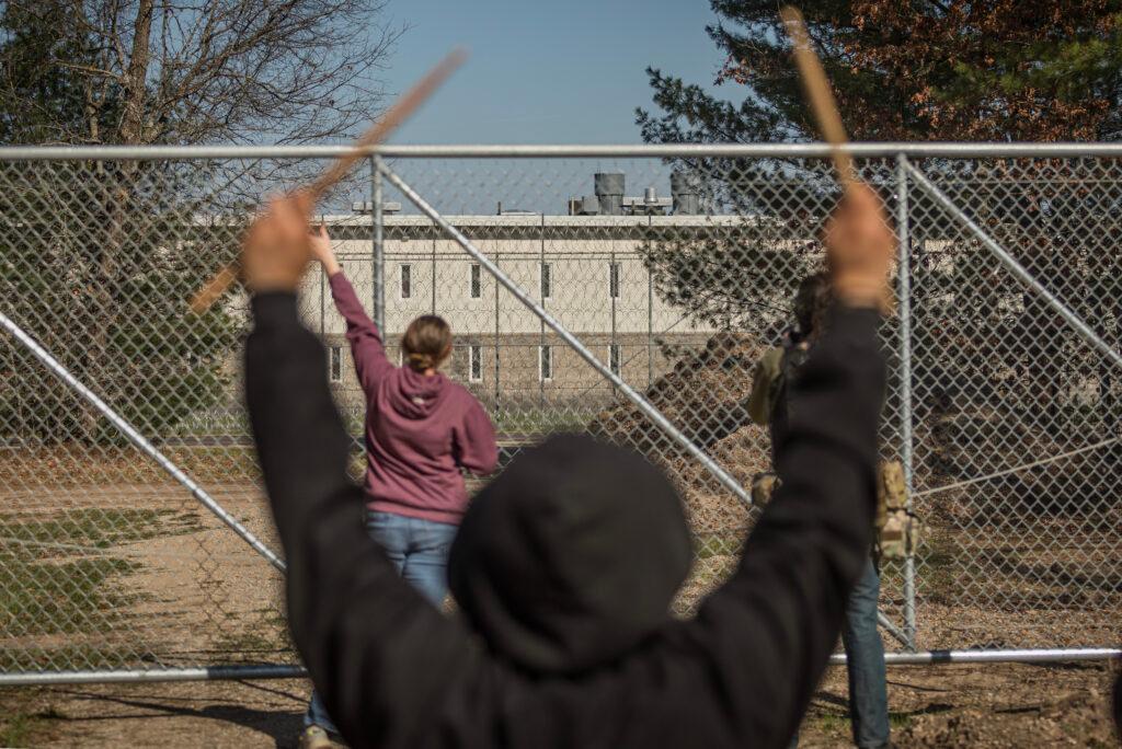 Protestors gather outside Baldwin facility as immigrant detainees held by ICE launch hunger strike
